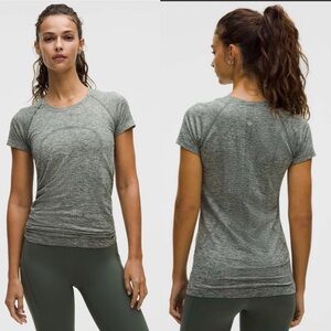 NWOT Lululemon Short Sleeve Swiftly Hip Length Rainforest Green 💚